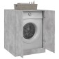 vidaXL Armario de lavadora gris hormigón 71x71,5x91,5 cm