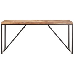 vidaXL Mesa de comedor madera maciza de acacia y mango 160x70x76 cm