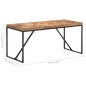 vidaXL Mesa de comedor madera maciza de acacia y mango 160x70x76 cm vidaXL Mesa de comedor madera maciza de acacia y mango 160x70x76 cm