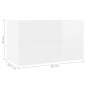 vidaXL Mueble de lavabo madera de ingeniería blanco 80x38,5x45 cm vidaXL Mueble de lavabo madera de ingeniería blanco 80x38,5x45 cm