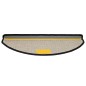 vidaXL Alfombras de peldaños de escalera 15 uds negro 65x21x4 cm