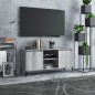 vidaXL Mueble de TV con patas de metal gris Sonoma 103,5x35x50 cm vidaXL Mueble de TV con patas de metal gris Sonoma 103,5x35x50 cm