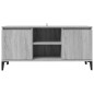 vidaXL Mueble de TV con patas de metal gris Sonoma 103,5x35x50 cm vidaXL Mueble de TV con patas de metal gris Sonoma 103,5x35x50 cm