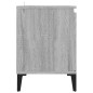 vidaXL Mueble de TV con patas de metal gris Sonoma 103,5x35x50 cm vidaXL Mueble de TV con patas de metal gris Sonoma 103,5x35x50 cm
