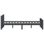 vidaXL Estructura de cama madera maciza pino gris oscuro 120x200 cm vidaXL Estructura de cama madera maciza pino gris oscuro 120x200 cm