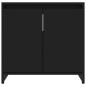 vidaXL Armario de baño madera contrachapada negro 60x33x61 cm vidaXL Armario de baño madera contrachapada negro 60x33x61 cm