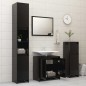 vidaXL Armario de baño madera contrachapada negro 60x33x61 cm vidaXL Armario de baño madera contrachapada negro 60x33x61 cm