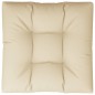 vidaXL Cojín para sofá de palets de tela beige 80x80x12 cm vidaXL Cojín para sofá de palets de tela beige 80x80x12 cm