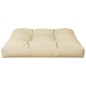vidaXL Cojín para sofá de palets de tela beige 80x80x12 cm vidaXL Cojín para sofá de palets de tela beige 80x80x12 cm
