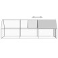 vidaXL Jaula gallinero de exterior de acero galvanizado 2x6x2 m vidaXL Jaula gallinero de exterior de acero galvanizado 2x6x2 m
