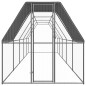 vidaXL Jaula gallinero de exterior de acero galvanizado 2x10x2 m vidaXL Jaula gallinero de exterior de acero galvanizado 2x10x2 m