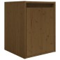 vidaXL Muebles para TV 8 piezas madera maciza de pino marrón miel