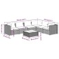 vidaXL Set de muebles de jardín 7 pzas y cojines ratán sintético negro vidaXL Set de muebles de jardín 7 pzas y cojines ratán sintético negro