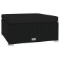 vidaXL Set de muebles de jardín 8 pzas y cojines ratán sintético negro vidaXL Set de muebles de jardín 8 pzas y cojines ratán sintético negro