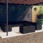 vidaXL Set de muebles de jardín 13 pzas cojines ratán sintético negro vidaXL Set de muebles de jardín 13 pzas cojines ratán sintético negro