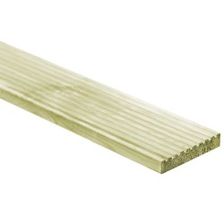 vidaXL Tablas para terraza 32 uds madera de pino impregnada 4,64 m² 1m