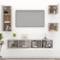 vidaXL Set de muebles de TV 5 pzas madera contrachapada gris hormigón vidaXL Set de muebles de TV 5 pzas madera contrachapada gris hormigón