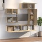 vidaXL Set de muebles para TV 6 pzas madera contrachapada roble sonoma vidaXL Set de muebles para TV 6 pzas madera contrachapada roble sonoma