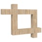 vidaXL Set de muebles para TV 9 pzas madera contrachapada roble sonoma