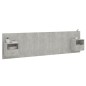 vidaXL Cabecero de cama con mesitas madera contrachapada gris hormigón vidaXL Cabecero de cama con mesitas madera contrachapada gris hormigón