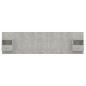 vidaXL Cabecero de cama con mesitas madera contrachapada gris hormigón vidaXL Cabecero de cama con mesitas madera contrachapada gris hormigón