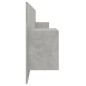 vidaXL Cabecero de cama con mesitas madera contrachapada gris hormigón vidaXL Cabecero de cama con mesitas madera contrachapada gris hormigón