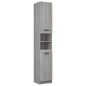 vidaXL Set de muebles de baño 5 pzas madera contrachapada gris sonoma vidaXL Set de muebles de baño 5 pzas madera contrachapada gris sonoma
