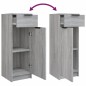 vidaXL Set de muebles de baño 5 pzas madera contrachapada gris sonoma vidaXL Set de muebles de baño 5 pzas madera contrachapada gris sonoma