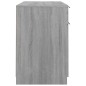 vidaXL Escritorio con armario lateral madera contrachapada gris Sonoma vidaXL Escritorio con armario lateral madera contrachapada gris Sonoma