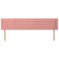 vidaXL Cabecero de terciopelo rosa 183x16x78/88 cm