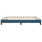 vidaXL Estructura de cama box spring terciopelo azul oscuro 160x200 cm vidaXL Estructura de cama box spring terciopelo azul oscuro 160x200 cm