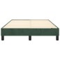 vidaXL Estructura de cama box spring terciopelo verde oscuro 120x200cm vidaXL Estructura de cama box spring terciopelo verde oscuro 120x200cm