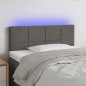 vidaXL Cabecero con LED de terciopelo gris oscuro 100x5x78/88 cm vidaXL Cabecero con LED de terciopelo gris oscuro 100x5x78/88 cm