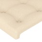 vidaXL Cabecero con LED de tela crema 103x16x78/88 cm vidaXL Cabecero con LED de tela crema 103x16x78/88 cm