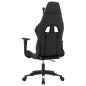 vidaXL Silla gaming cuero sintético negro y blanco vidaXL Silla gaming cuero sintético negro y blanco