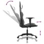 vidaXL Silla gaming cuero sintético negro y blanco vidaXL Silla gaming cuero sintético negro y blanco