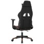 vidaXL Silla gaming cuero sintético negro y naranja vidaXL Silla gaming cuero sintético negro y naranja