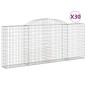 vidaXL Cestas gaviones 30 uds forma de arco hierro 300x30x120/140 cm vidaXL Cestas gaviones 30 uds forma de arco hierro 300x30x120/140 cm