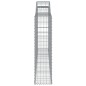 vidaXL Cestas gaviones 30 uds forma de arco hierro 300x30x120/140 cm vidaXL Cestas gaviones 30 uds forma de arco hierro 300x30x120/140 cm