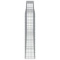 vidaXL Cestas de gaviones 9 uds forma de arco hierro 400x30x140/160 cm vidaXL Cestas de gaviones 9 uds forma de arco hierro 400x30x140/160 cm