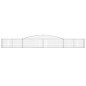 vidaXL Cestas de gaviones 25 uds forma de arco hierro 400x30x40/60 cm vidaXL Cestas de gaviones 25 uds forma de arco hierro 400x30x40/60 cm