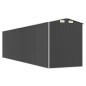 vidaXL Cobertizo de jardín acero galvanizado antracita 192x772x223 cm vidaXL Cobertizo de jardín acero galvanizado antracita 192x772x223 cm