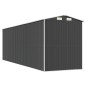 vidaXL Cobertizo de jardín acero galvanizado antracita 192x606x223 cm vidaXL Cobertizo de jardín acero galvanizado antracita 192x606x223 cm