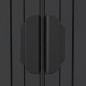 vidaXL Cobertizo de jardín acero galvanizado antracita 192x606x223 cm vidaXL Cobertizo de jardín acero galvanizado antracita 192x606x223 cm