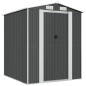 vidaXL Cobertizo de jardín acero galvanizado antracita 192x191x223 cm vidaXL Cobertizo de jardín acero galvanizado antracita 192x191x223 cm