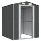 vidaXL Cobertizo de jardín acero galvanizado antracita 192x191x223 cm vidaXL Cobertizo de jardín acero galvanizado antracita 192x191x223 cm
