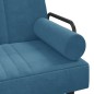 vidaXL Sofá cama en forma de L terciopelo azul 260x140x70 cm vidaXL Sofá cama en forma de L terciopelo azul 260x140x70 cm