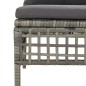 vidaXL Set de muebles de jardín 9 pzas y cojines ratán sintético gris vidaXL Set de muebles de jardín 9 pzas y cojines ratán sintético gris