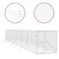 vidaXL Perrera de exterior acero galvanizado plateado 2x14x2 m vidaXL Perrera de exterior acero galvanizado plateado 2x14x2 m