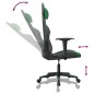 vidaXL Silla gaming cuero sintético negro y verde vidaXL Silla gaming cuero sintético negro y verde